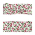 thumbnail image 2 of Daiia Flower Printed Handmade Baby Headbands Soft Stretchy Hair Bands with Bows for Newborn Infant Baby Toddler Girls, 2 of 5