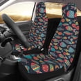 thumbnail image 2 of Fuzoiu Colorful Fish Print Seat Covers Set, Car Seat Covers Front Seats, Car Seat Protector, Car Seat Cushion, Seat Covers Carseat Cover Universal Fit for Most Cars, 2 of 7