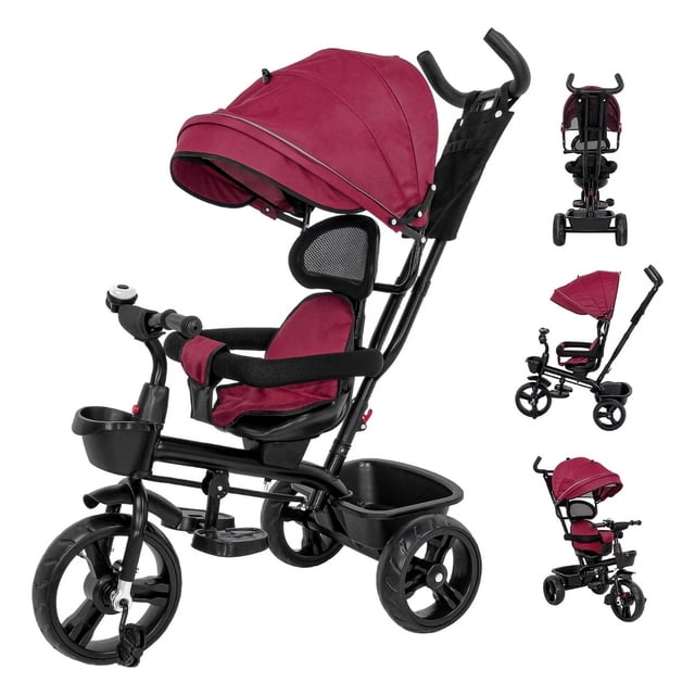 Triciclo Bicicleta Carriola Little Monkey Paseo 2-6 Años Asiento 360