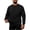 5# Black, variant on Mens Long Sleeve Sweatshirt Fleece Performance Crewneck Sweatshirts For Fall Winter
