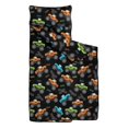 thumbnail image 2 of Monster Cartoon Truck Black Pattern Teens Toddler Nap Mat with Pillow, Sleeping Mat Bag for Preschool Daycare 50"x20", 2 of 6