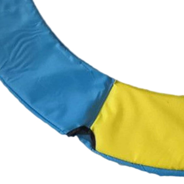 Rembourrage de Protection de Coussin de Trampoline de Remplacement Jaune Protection Ronde Bleue 1,2 M