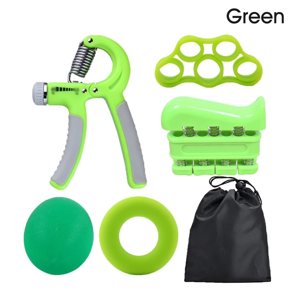 5pcs/set Adjustable Hand Grip Set Finger Forearm Strength Muscle Heavy