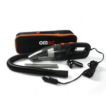OMAC Handheld Car Vacuum Cleaner, Portable, Mini,12V High Power, 15 Ft Cord, Black