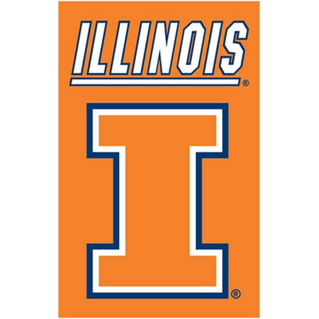 Party Animal, Inc. AFIL Iowa State Applique Banner Flag - Illinois