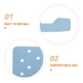 thumbnail image 3 of OFFIGAM 2 Pcs Shower Chair Seat For Elderly Bath Stool Cushion Sky Blue XPE Comfortable Seating, 3 of 6