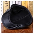 thumbnail image 4 of Men's Baseball Cap Vintage Adjustable Leather Hats With, 4 of 6