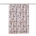 thumbnail image 3 of Circle Shower Curtain with Hooks, 180x180cm Shower Curtains, Mildew Proof Bathroom Curtain Waterproof Washable Polyester Fabric, 3 of 5