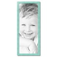 thumbnail image 2 of ArtToFrames 16" x 41" Eggshell Blue Picture Frame, 16x41 inch Blue Wood Poster Frame (WOM-4599),  Pack, 2 of 8