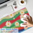 thumbnail image 4 of Long Mouse Pads for Desk,Pioneer Flower Floral Print Pattern Desk Mats on Top Of Desks, Desk Mouse Pad Extra Large with 3mm Non-Slip Base and Stitched Edge for Gaming,Office,Work,Home 35.4"x15.7", 4 of 6
