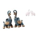 thumbnail image 1 of Figura De Elefante De Resina Moderna, Escultura Decorativa, Arte Artesanal, Coleccionable, Decoración De Mesa única, Estatuas De Animales Para Escritorio, Estante, Entrada, Oficina,, 1 of 8