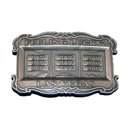 Feeling Lucky Las Vegas Slot Machine Belt Buckle (Best Payout Slots In Vegas)
