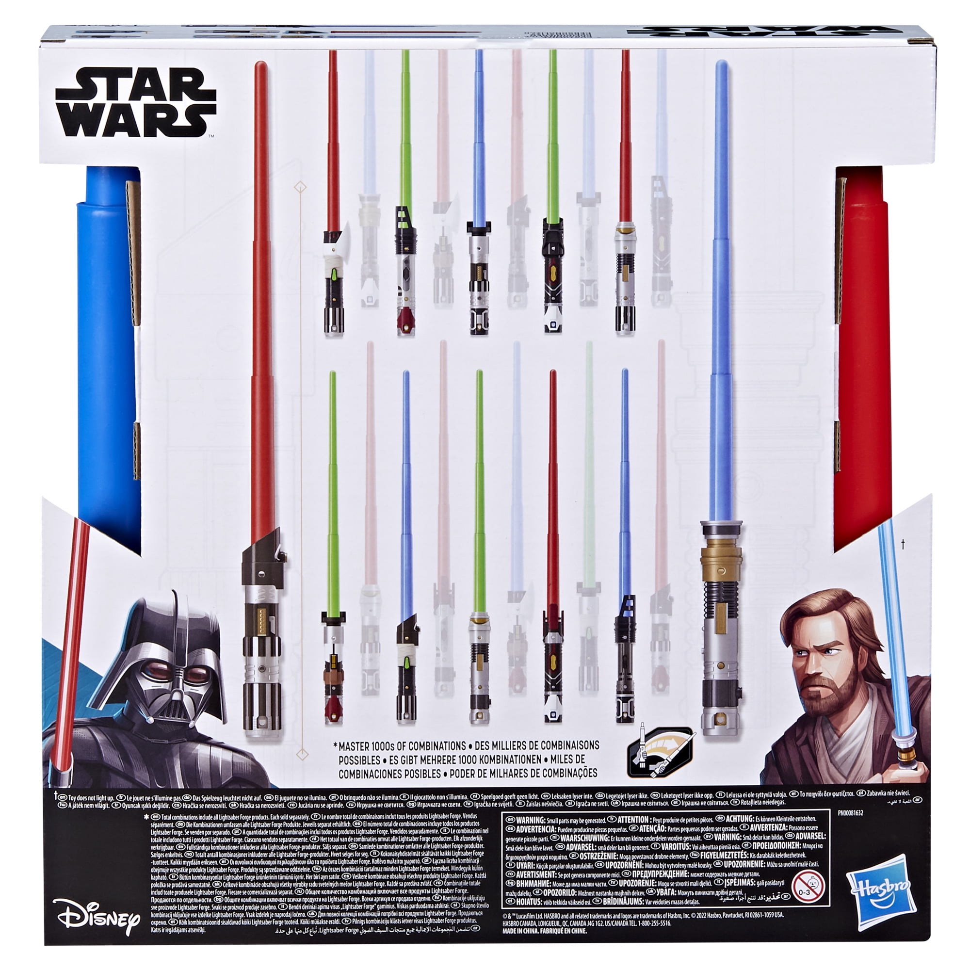 Stimulans zomer Goot Star Wars Lightsaber Forge Darth Vader Vs. Obi-Wan Kenobi, Star Wars Toys  for Kids - Walmart.com