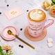 thumbnail image 4 of Taza de café ALBISS, 14 oz, estampada en oro rosa, regalo de cumpleaños, 4 of 7