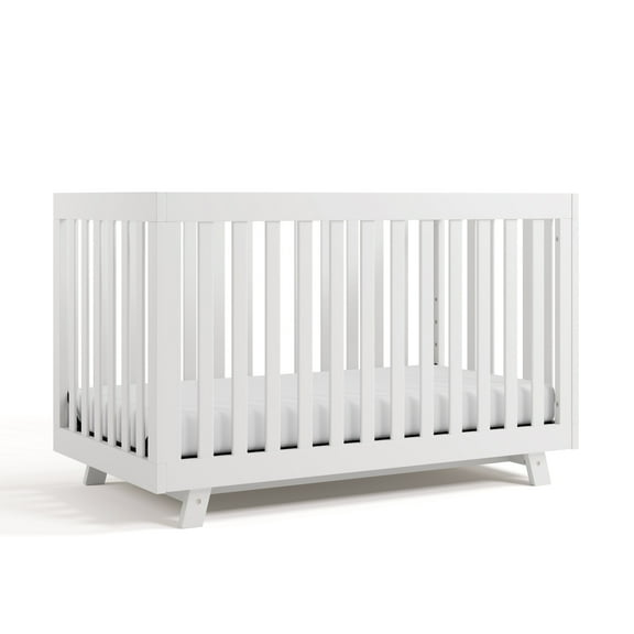 Storkcraft Beckett 3-in-1 Convertible Baby Crib, White
