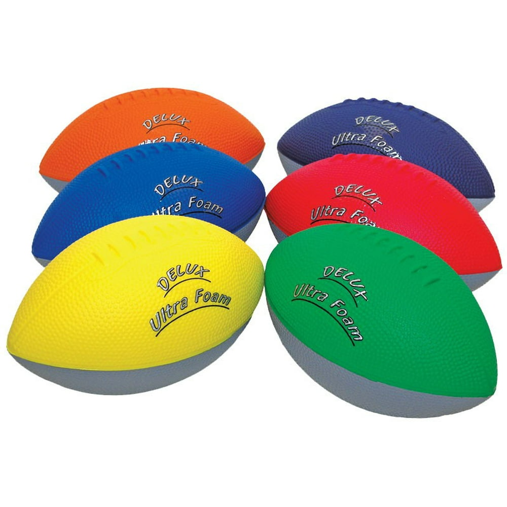 Delux Ultra Foam Football Set of 6