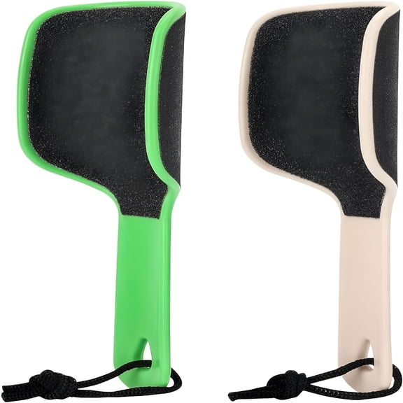 ACDANC 2 Pcs Curved Foot File Callus Remover for Feet,Double Sided Heel File Scraper Foot Scrubber Dead Skin Remover