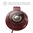 thumbnail image 4 of TCL Noise-Canceling Over-Ear Headphones, Burgundy Crush, MTRO200RD, 4 of 4