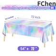 thumbnail image 2 of 108-inch laser tablecloth scene decoration setup props - single piece plain-laced laser tablecloth,, 2 of 7