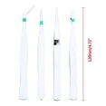 thumbnail image 5 of Osdhezcn 4 Pcs/set Precision Stainless Steel Tweezers Set For Beauty Nail Art Handmade Je, 5 of 11