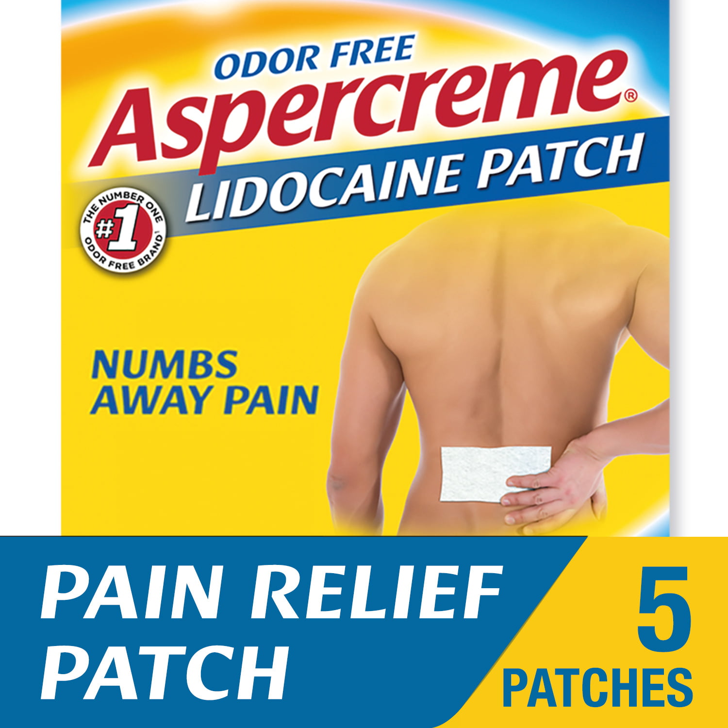 Aspercreme Lidocaine Max Strength Patch (5 Ct), Odor Free – Walmart