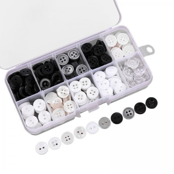 Botones de resina para coser,Botones de resina para coser Botones redondos para manualidades,Botones de camisa variados: manualidades para hacer tú mismo,decoración de abrigos,Botones de