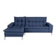 thumbnail image 4 of Sofá Cama M & E Muebles Carmen Modular Azul Denim de Lino Izquierda, 4 of 9