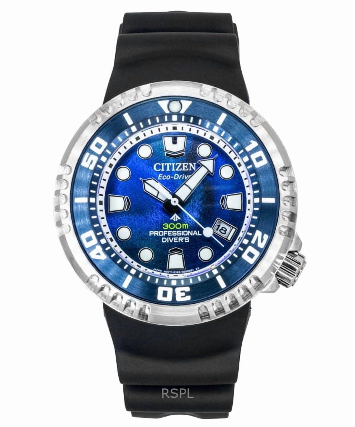 Citizen, Men's Dive Watch, BN0162-02X, Turquoise Dial - Walmart.com