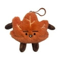 thumbnail image 2 of christmas tree ornaments Red Maple Leaf Plushs Toy Pendant Doll Keychain Christmas Atmospheres Decoration christmas decorations for tree, 2 of 7
