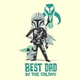 thumbnail image 2 of Mens Star Wars: The Mandalorian The Best Dad In The Galaxy T Shirt, 2 of 5