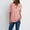 Pink, variant on Oalirro Women's Long Sleeve Fall fashion V Neck Blouses Zip Front Rollable Crop Tops Lightweight Basic Summer Tops