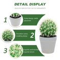 thumbnail image 2 of Artificial Cactus Plants Fake Succulent Bonsai Faux Potted Plant Desktop Decor Greenery Assortment Imitation Ornaments, 2 of 7