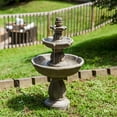 thumbnail image 6 of Sunnydaze Birds' Delight Outdoor Water Fountain with Pump - 35" H, 6 of 14