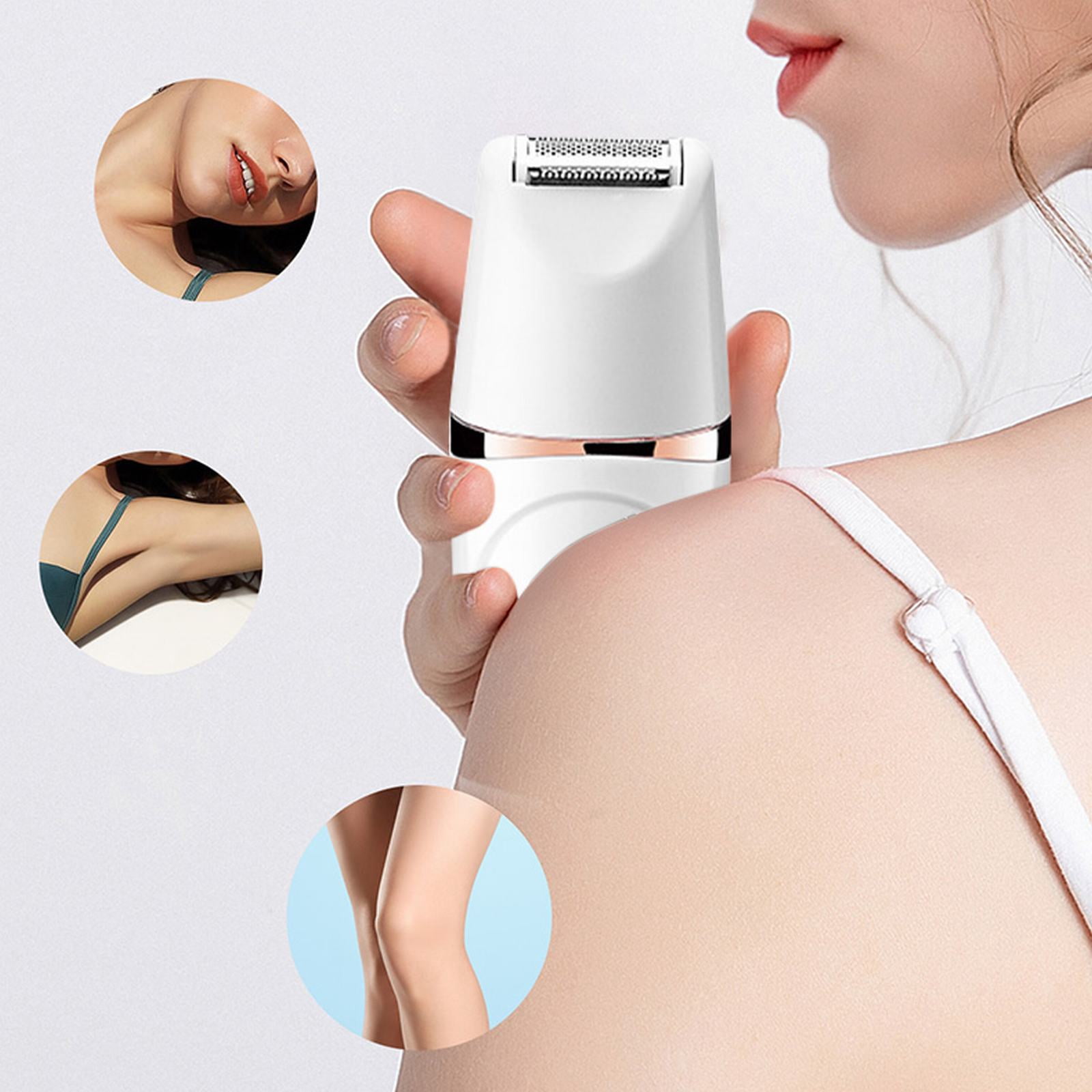 7 In 1 Multifunctional Cordless Face Shaver Set Wet Dry Lady Hair Remover Facial Body Exfoliation USB Rechargeable For Eyebrow Arm Leg