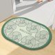 thumbnail image 1 of Household bathroom absorbent floor mat,40X60cm,bathroom entrance anti-skid mat, toilet entrance foot mat, bedroom bathroom carpet, Green, 1 of 1