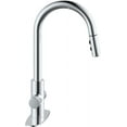 thumbnail image 3 of Westbrass 4 in 1 Kitchen Faucet with Dual Spray Mode Pull Down Retractable Sprayer, Polished Chrome, 3 of 9