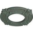 thumbnail image 3 of Ekena Millwork 9"OD x 4 1/8"ID x 5/8"P Benson Ceiling Medallion (Fits Canopies up to 4 1/8"), Hand-Painted Cloud Burst Crackle, 3 of 7