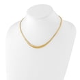 thumbnail image 4 of 14K Yellow Gold Fancy Necklace Chain Polished Graduated Link 18 inch 8 mm, 4 of 6