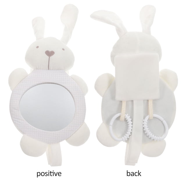 Minkissy Rear Facing Mirror Flannel Baby Observation 1Pcs for Car Interior Decoration