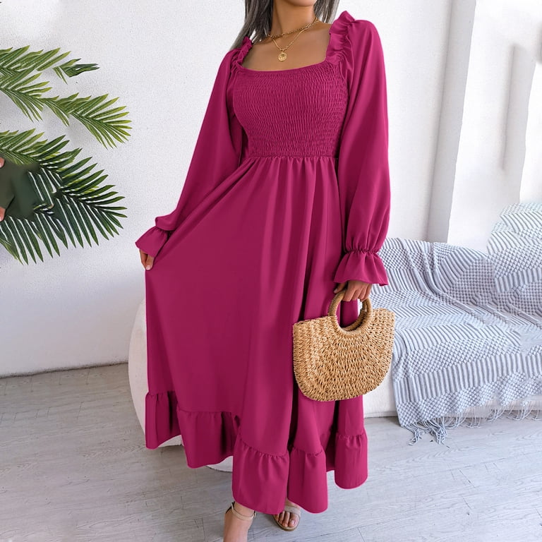 green emerald velvet dress Sweeping Bell Sleeve Gown | Liylah main image 0