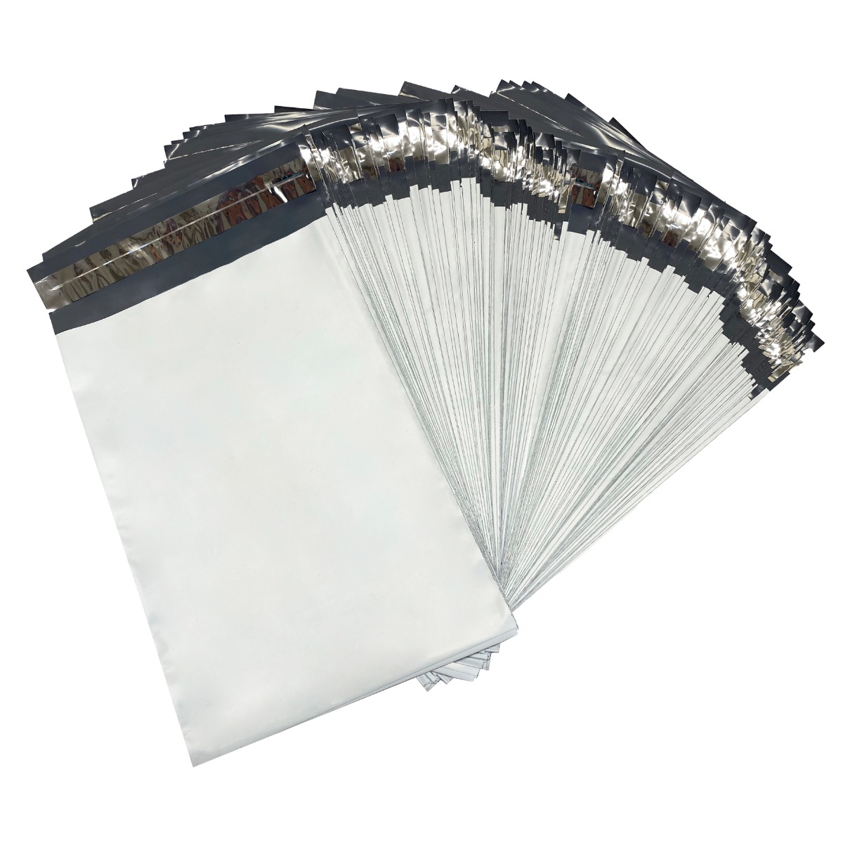 StarBoxes 200 Poly Mailers Shipping Envelopes 7.5x10.5" - #1 White Self-Sealing Envelope