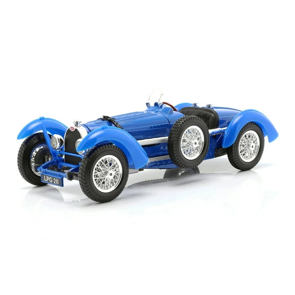 1934 Bugatti Type 59 Blue 1/18 Diecast Model Car by Bburago