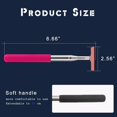 thumbnail image 2 of HUGFEGWE Side Mirror Squeegee, Car Mirror Wiper, 38.6in Handle Retractable Car Rearview Mirror Wiper, Mini Squeegee for Rainy Foggy Weather, Universal Automotive Accessories for CA919-136654, 2 of 7