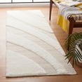 thumbnail image 2 of SAFAVIEH Manhattan Alvine Wavy Striped Runner Rug, Ivory/Beige, 2'3" x 8', 2 of 8