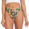 thumbnail image 1 of Balery Vegan1 Tangas de Algodón para Mujer con Estampado – Ropa Interior Sexy, Transpirable, G-string-X-Large, 1 of 6