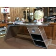 thumbnail image 2 of Aviator Wing Desk Aluminium Table Aviator Furniture (Right, 60 Inches), 2 of 5