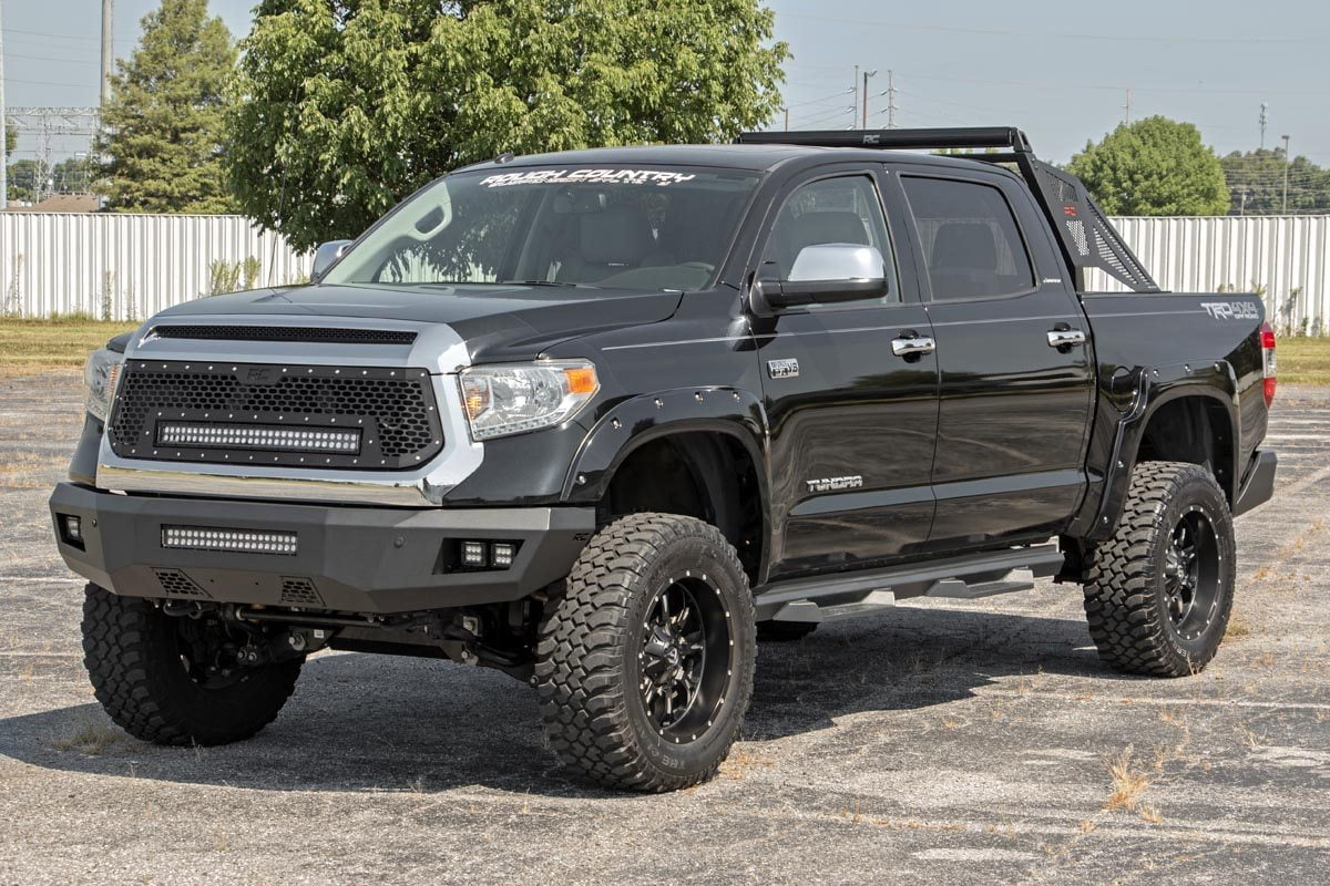 Rough Country Heavy Duty Front LED Bumper for 2014-2021 Toyota Tundra - 10777