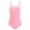 Pink, variant on Bigetiay One Piece Swimsuit for Girls Classic Spaghetti Strap Girls Bathing Suits 10-11 Years