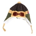 thumbnail image 2 of Baby Girls Sombreros Invierno Cálido Cap Beanie Crochet marrón Hugo Gorra de niños, 2 of 10