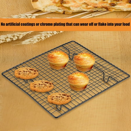 

EBTOOLS Cooling and Baking Rack Stainless Steel Cooling and Baking Rack Nonstick Cooking Grill Tray For Biscuit / Cake / Bread